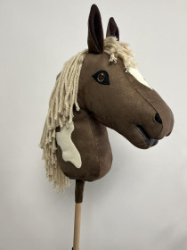 HOBBY HORSE kůň VELKÝ béžový 5